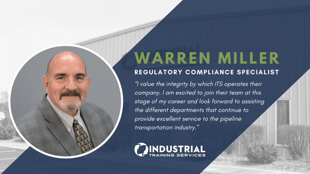 Warren Miller joins ITS as Regulatory Compliance Specialist