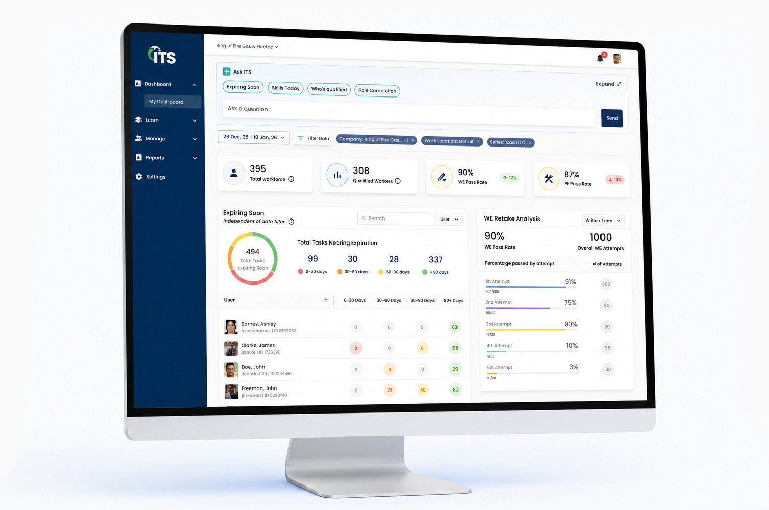 Homepage Dashboard