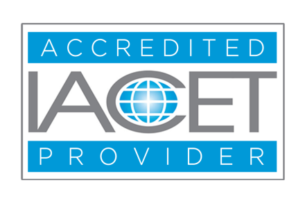 Accredited IACET Provider banner